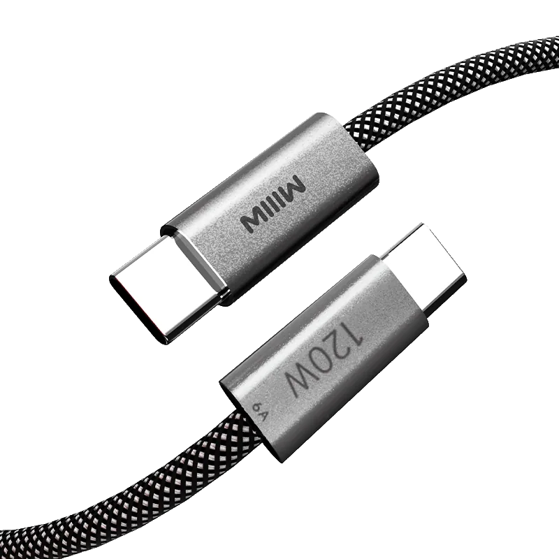 MiiiW 120W Braided Type-C Fast Charging Charging Cable